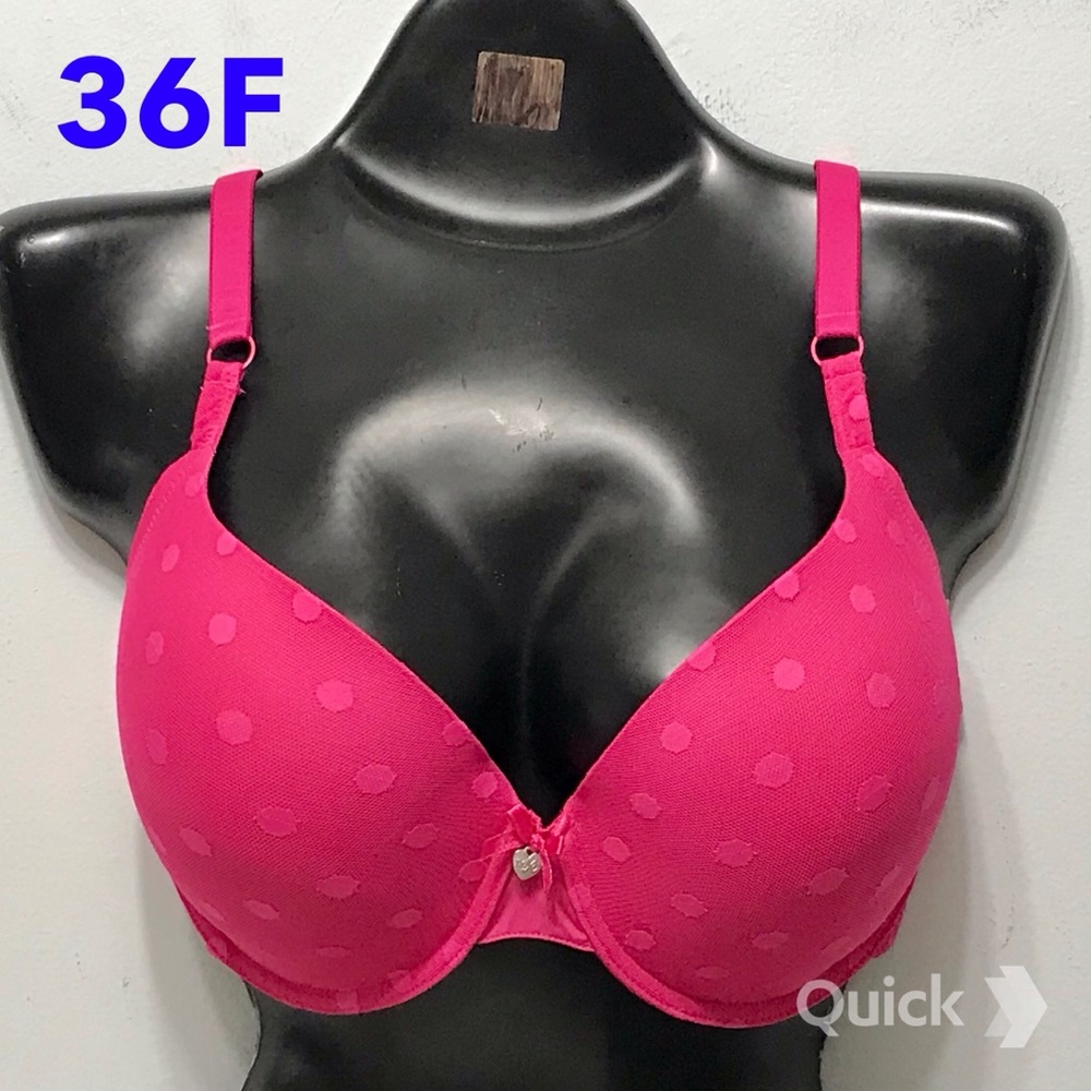 New Next Pink Polka Dots Mesh Bra